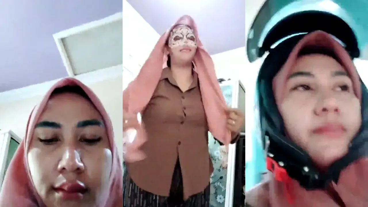 Binor Montok Sempatin Live Sebelum Jemput Anak Pulang Sekolah