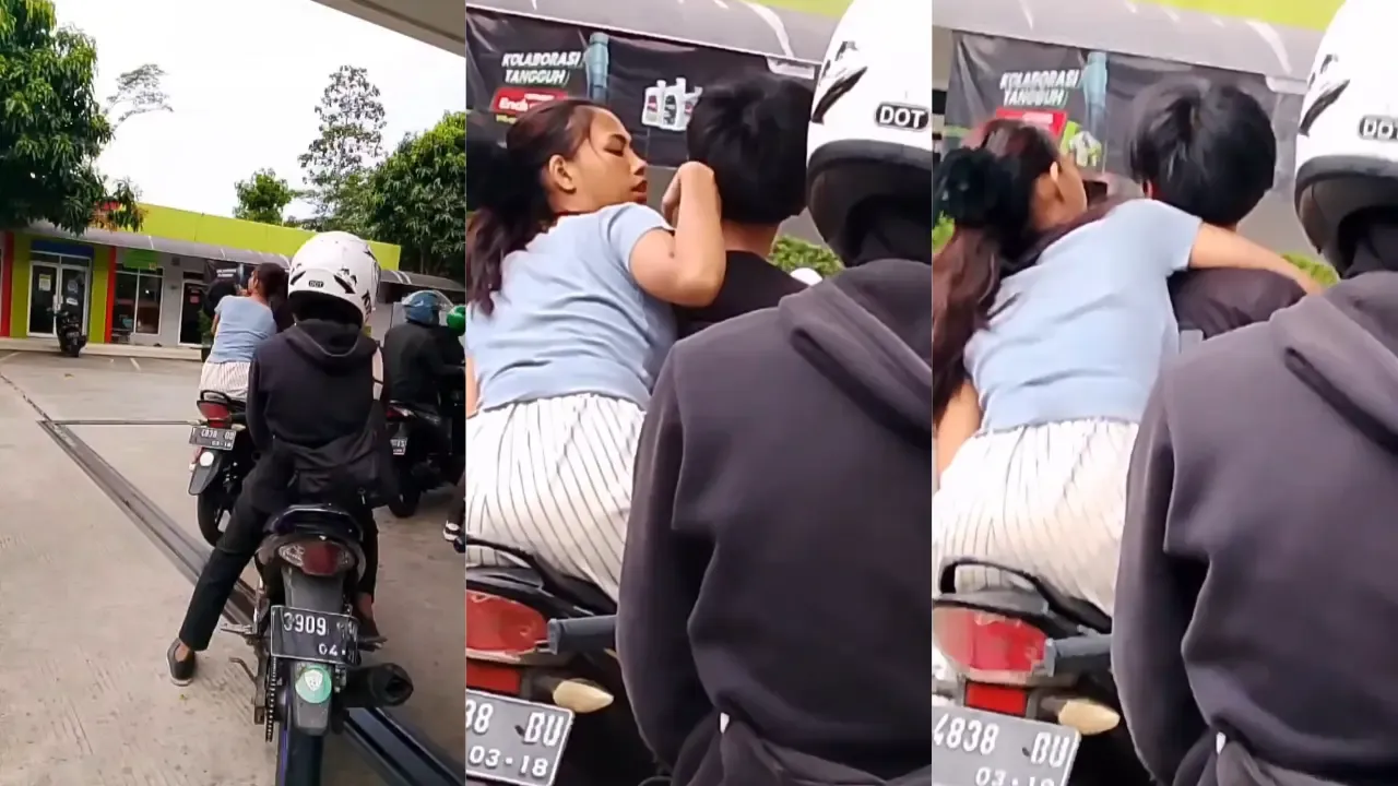 Viral Lagi Antri Pom Malah Cipokan - Tobrut Viral Desah Becek